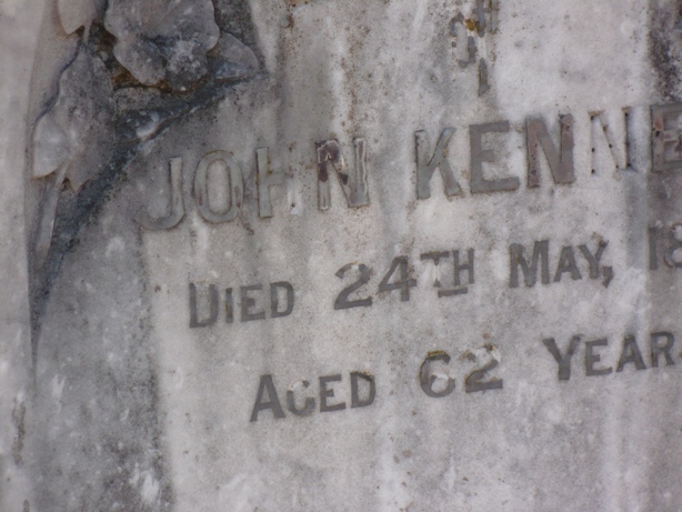 Headstone John Kennedy
